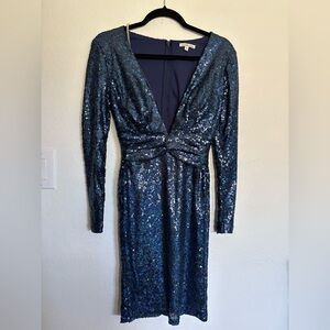 💙Charlotte Russe Sparkling Long Sleeve Dress💙